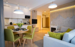 Apartament Modern Green w centrum z widokiem na Giewont